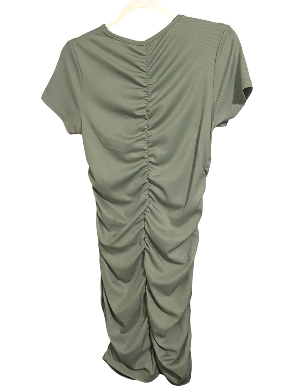 Divided Olive Green Garage Dress (L) - Picture 2 of 5
